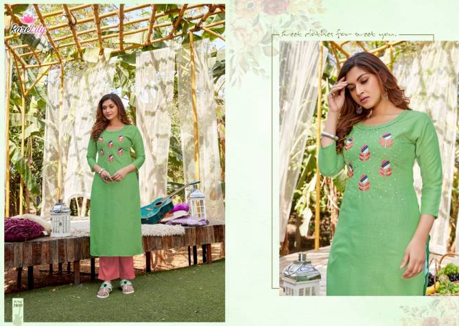 Rare Lily Ovi Fancy Ethnic Wear Rayon Designer Kurti Collection